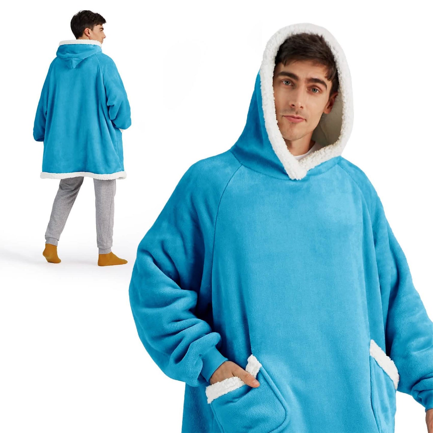 Sherpa Fleece Wearable Blanket