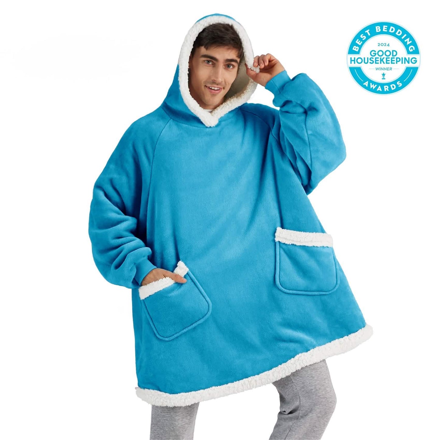 Sherpa Fleece Wearable Blanket