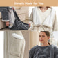 GentleSoft® Full-body Sherpa Fleece Wearable Heated Blanket