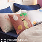 U by 100% Cotton - Dusk Island Throw Pillow Cover
