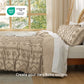 Boho Tufted Embroidery Duvet Cover Set