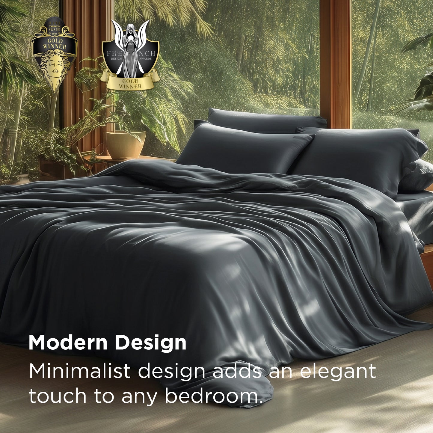 PureWoven™ Rayon Derived from Bamboo Duvet Cover Set
