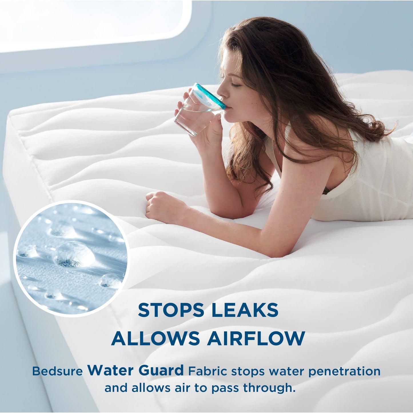 Cooling Waterproof Mattress Pad