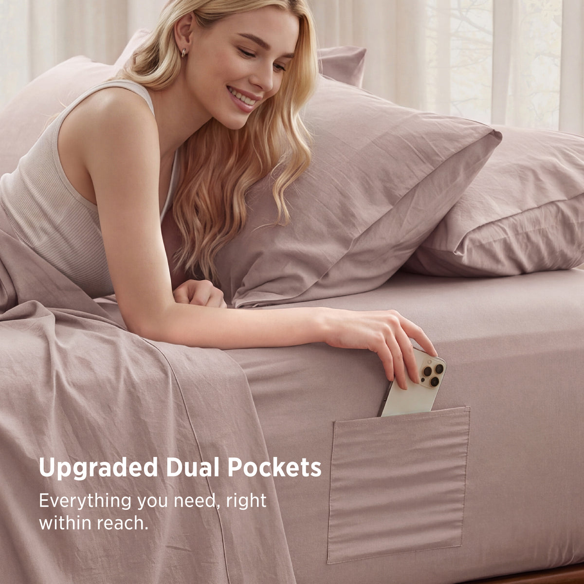6-Pieces Extra Deep Sheet Sets