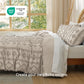 Boho Tufted Embroidery Duvet Cover Set