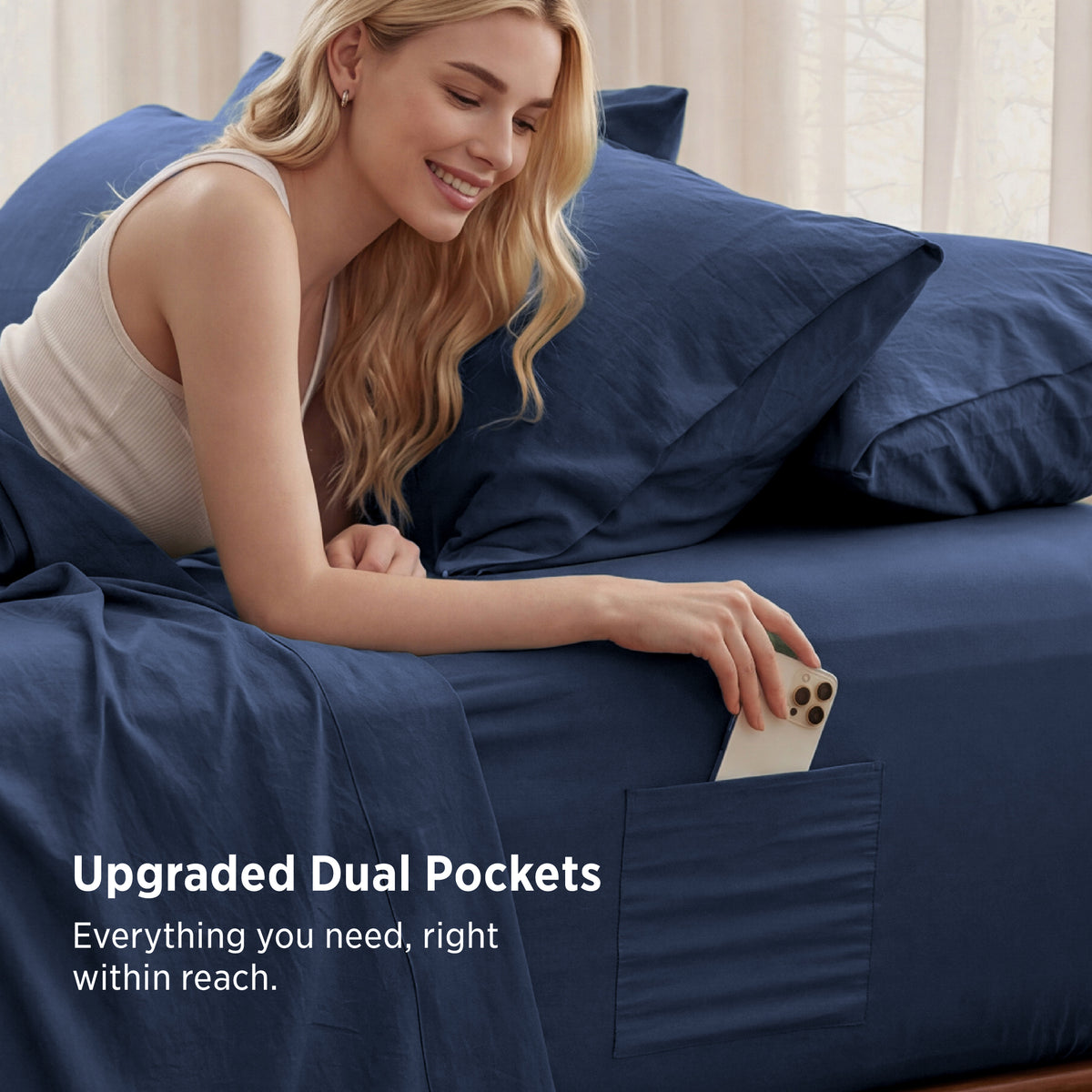 6-Pieces Extra Deep Sheet Sets