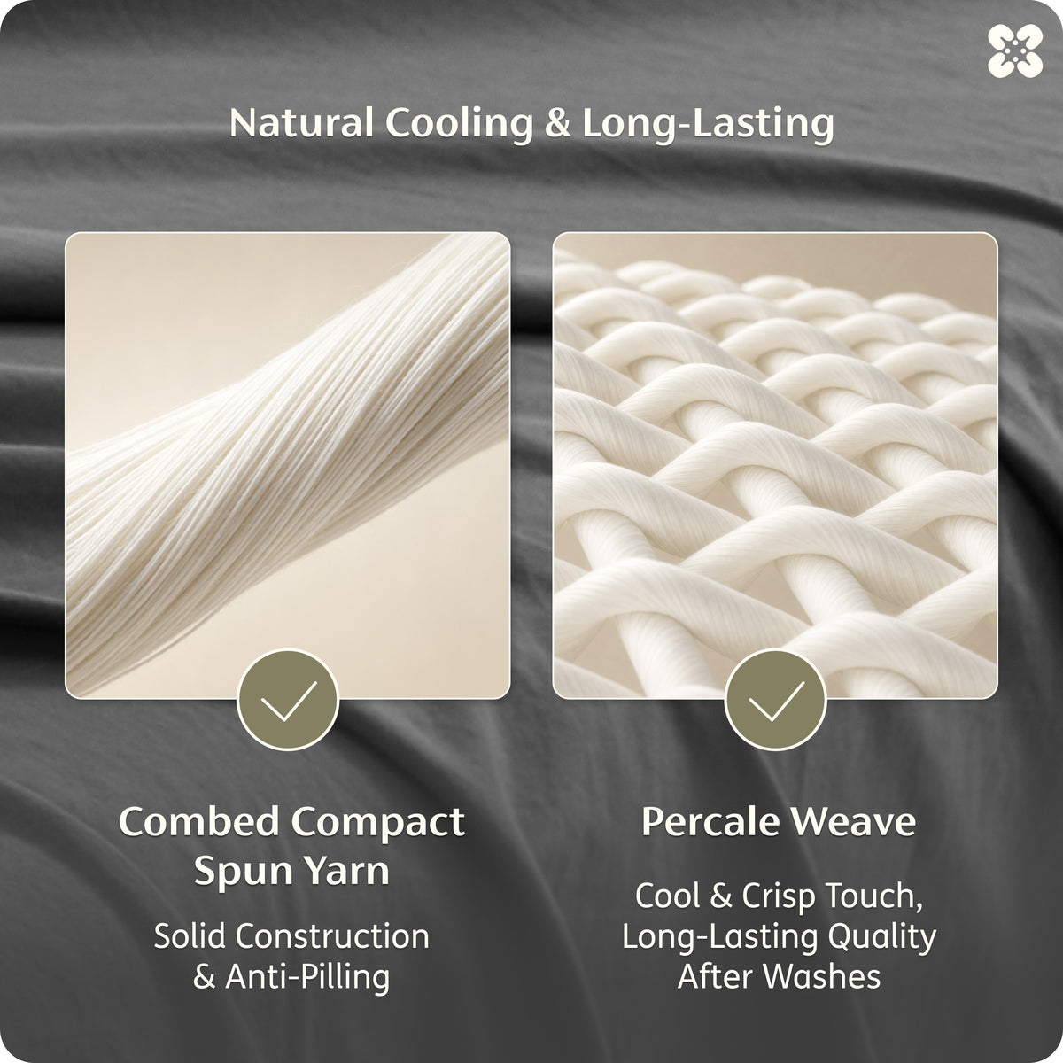6-Piece Washed Cotton Sheet Set