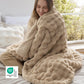 GentleSoft® Bubble Sherpa Fleece Blanket