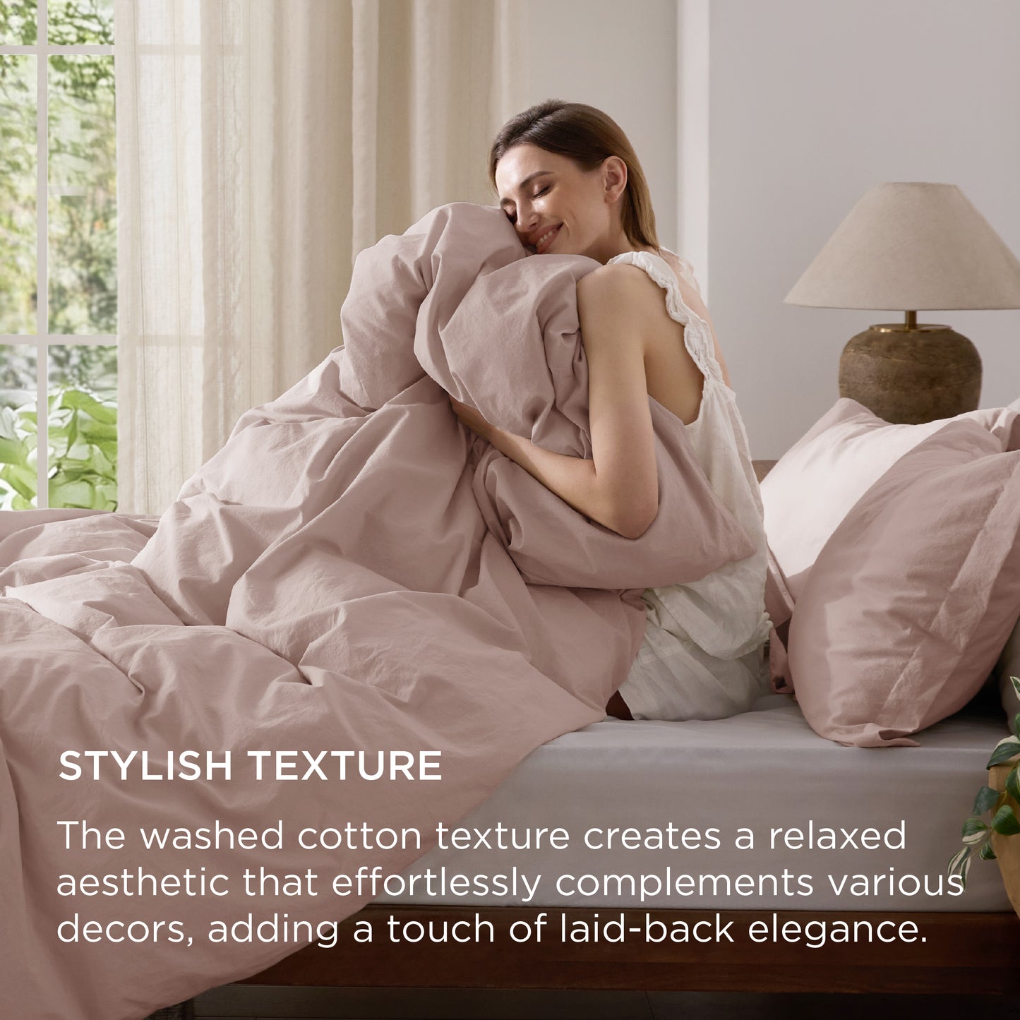 GentleSoft® Washed Cotton Duvet Cover Set