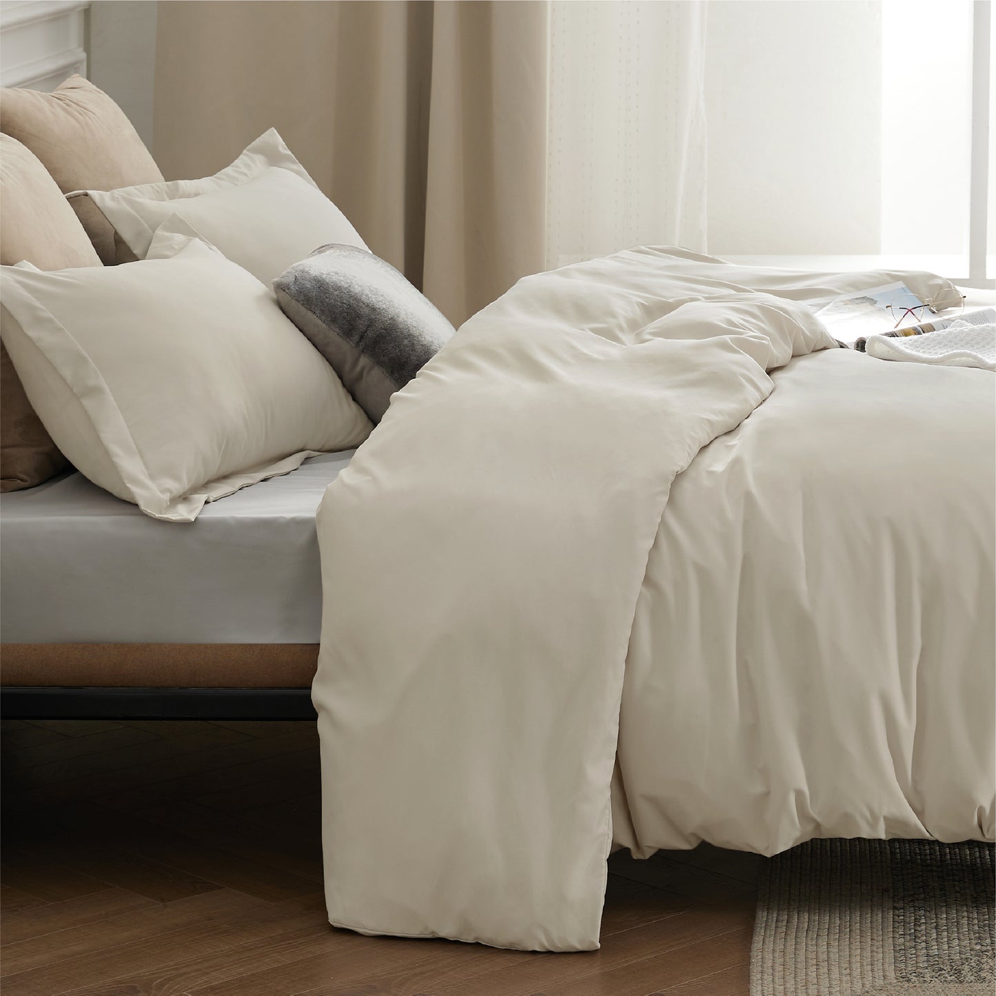 Brushed Microfiber Duvet Cover Set
