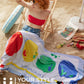 GentleSoft™ U by 100% Cotton - Watercolors Oversized Beach Towel