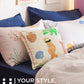 U by 100% Cotton - Dawn Island Throw Pillow Cover