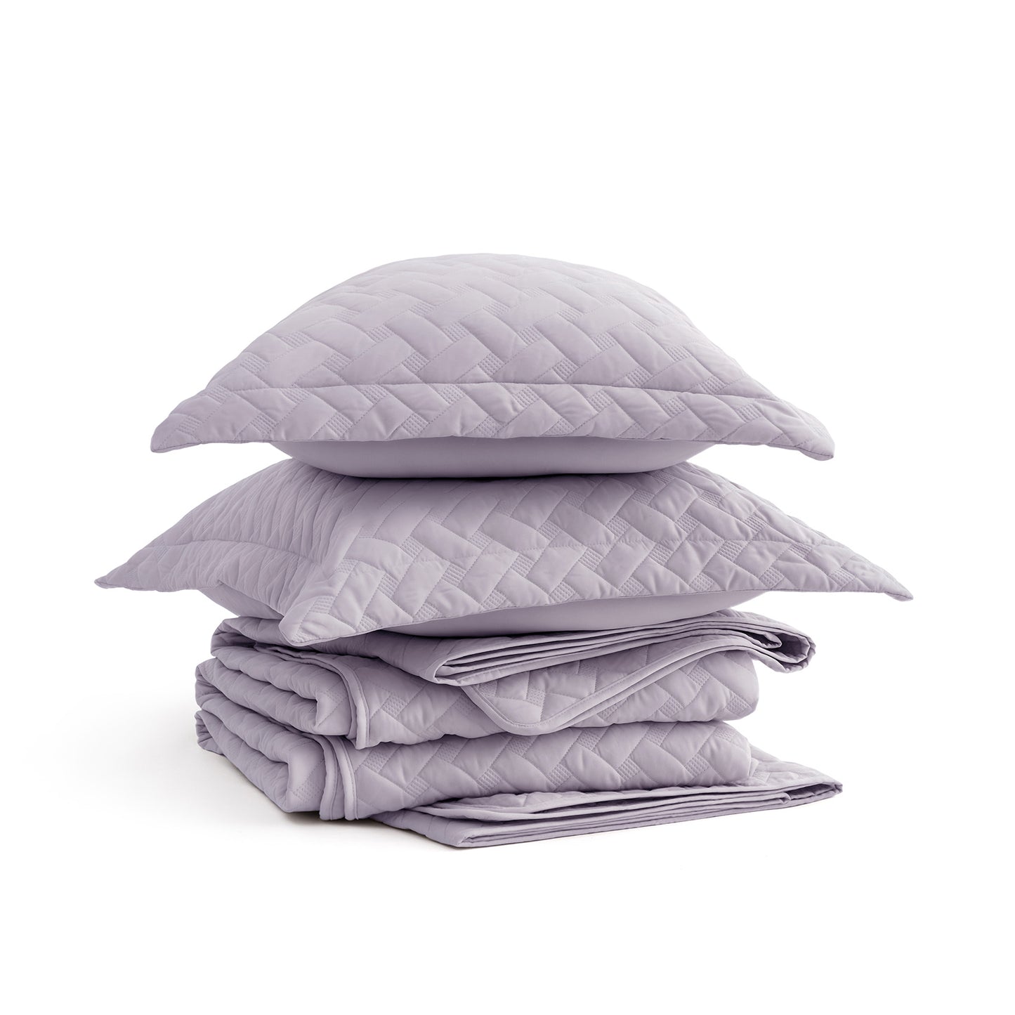 GentleSoft™ Basket-weave Quilt Set