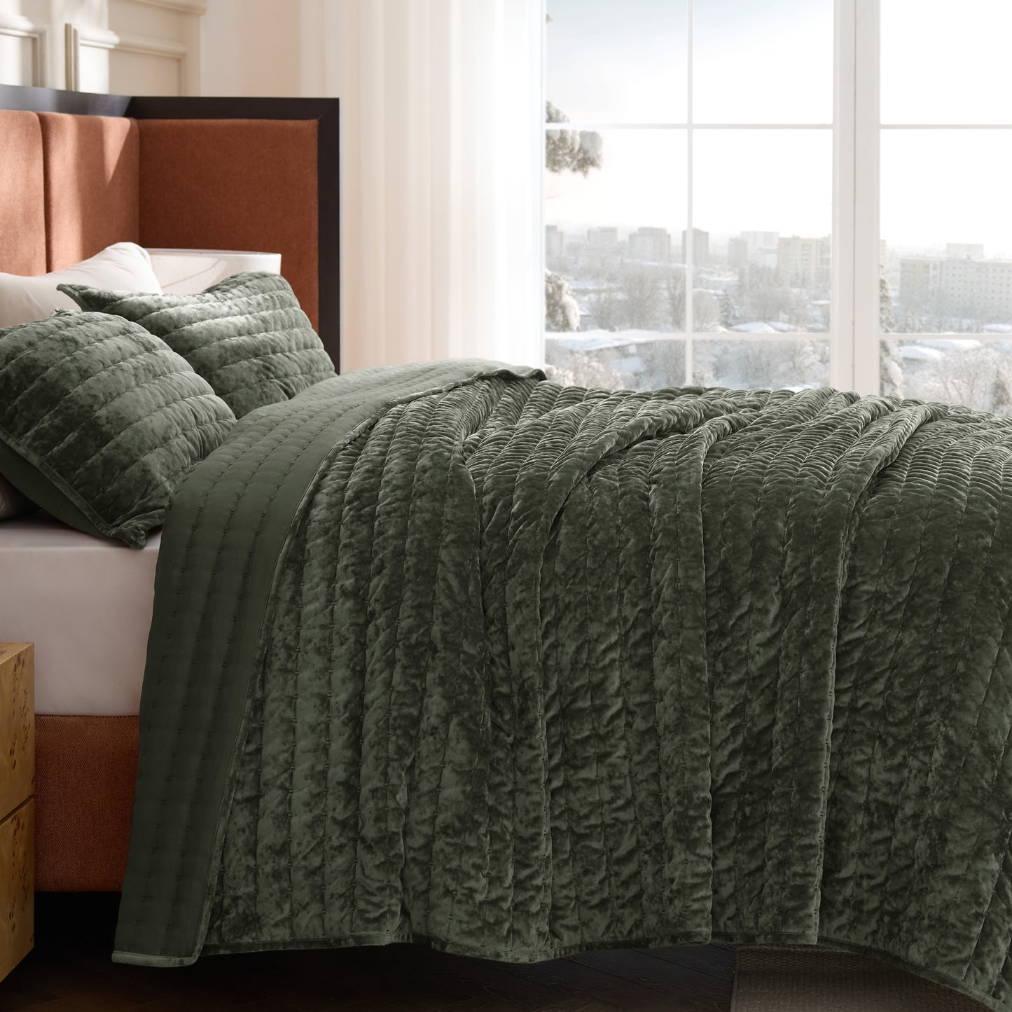 Luxury Velvet Quilt Set
