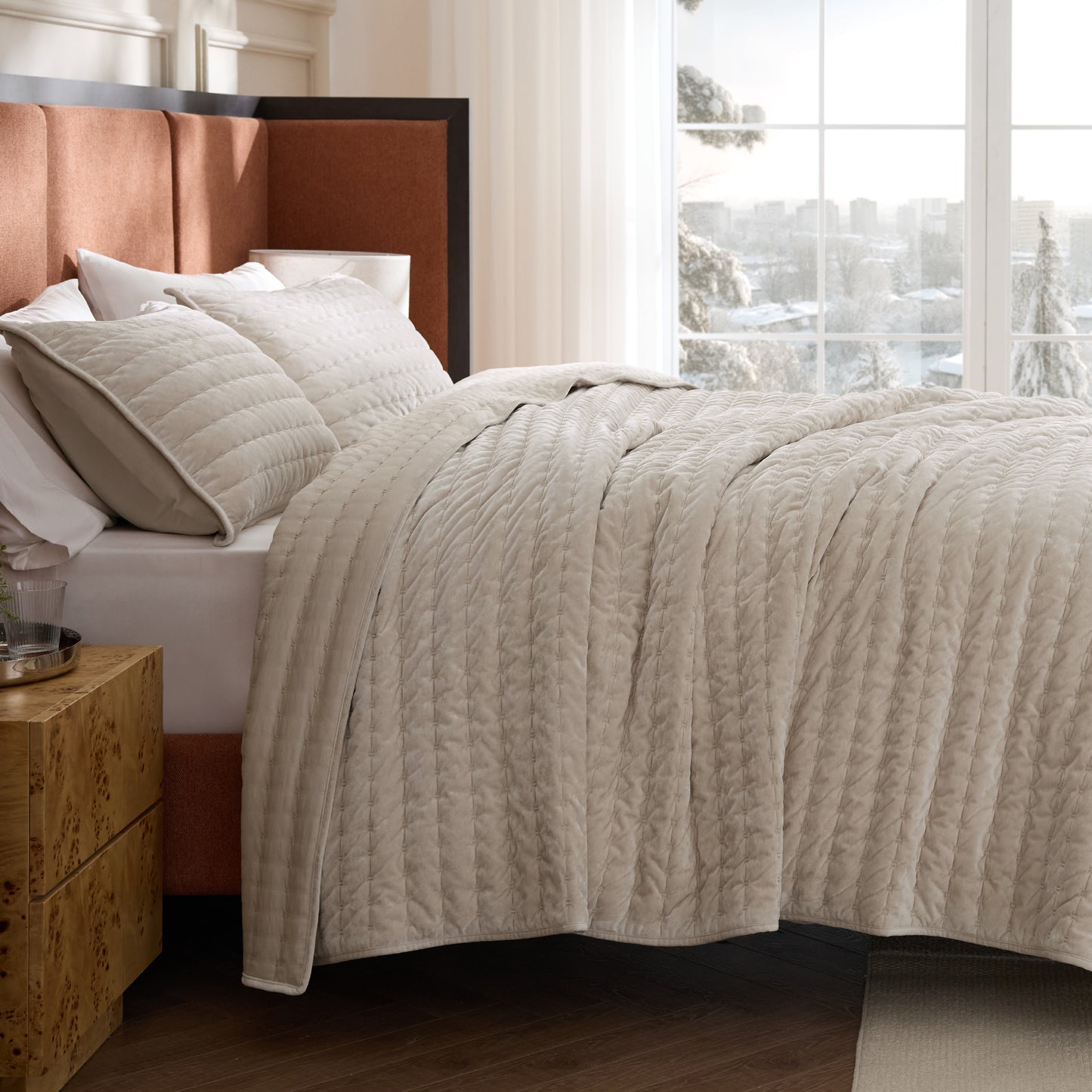 Luxury Velvet Quilt Set