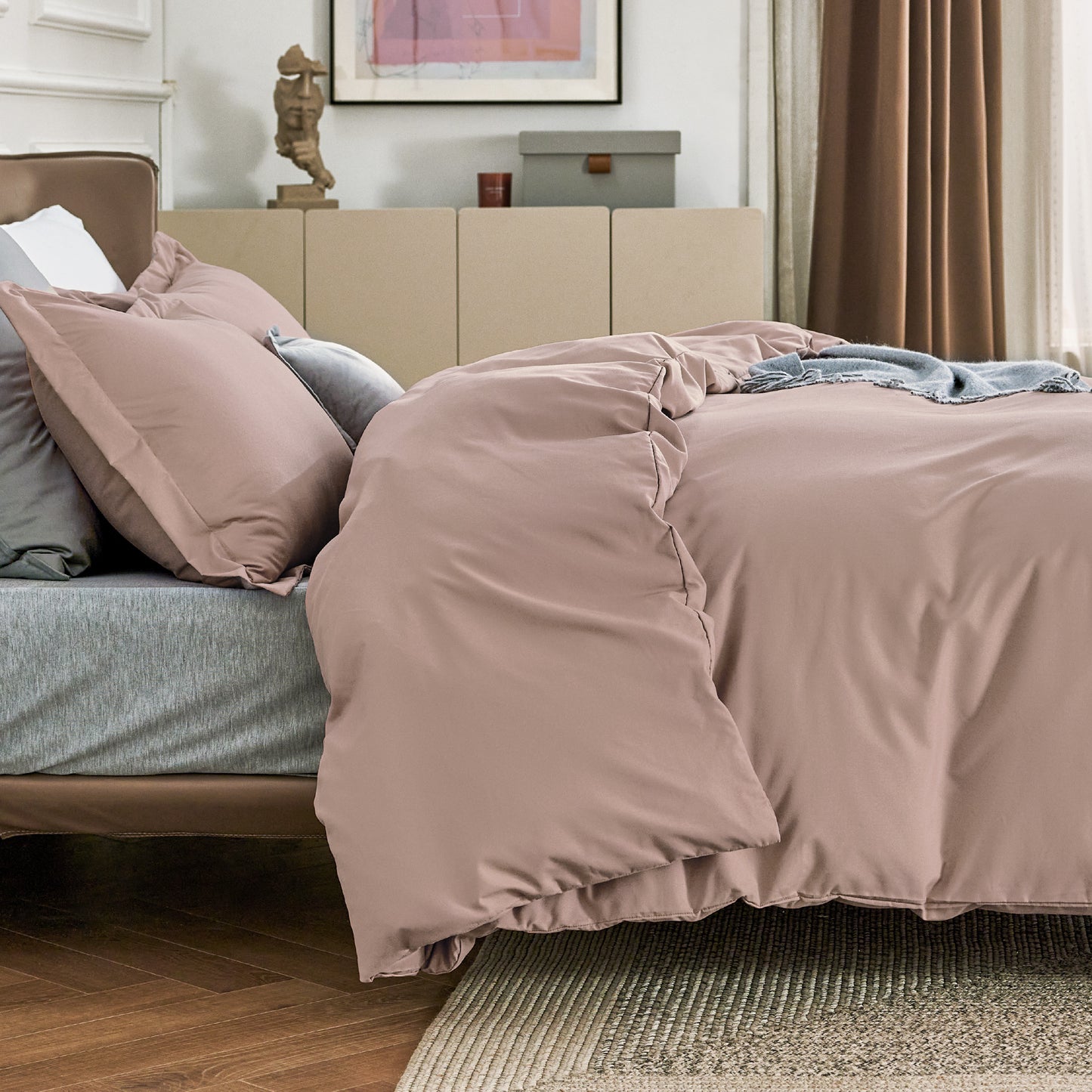 Brushed Microfiber Duvet Cover Set