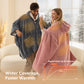 GentleSoft® Heated Shaggy Fleece Blanket Hoodie