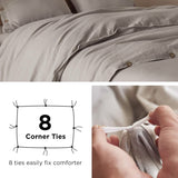 Cotton Linen Hybrid Duvet Cover Set
