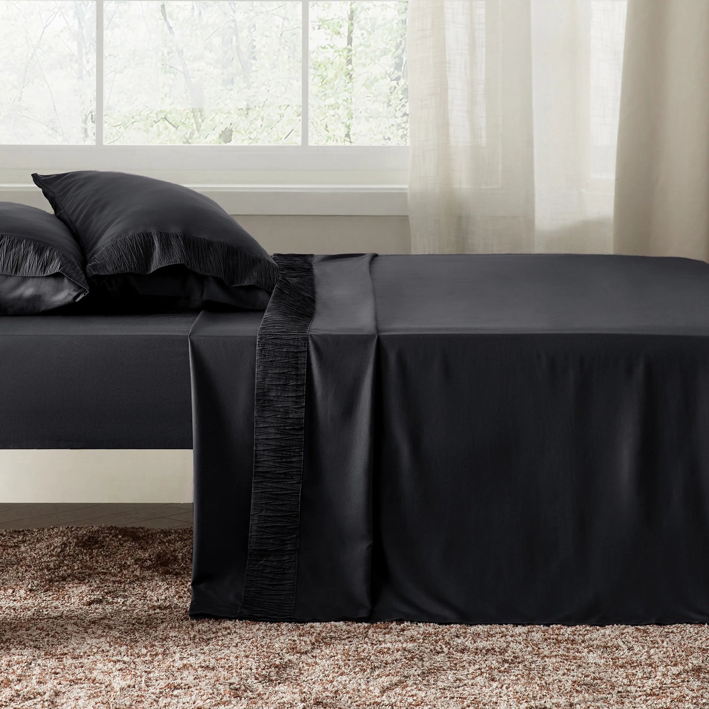 Ruched Sheet Set