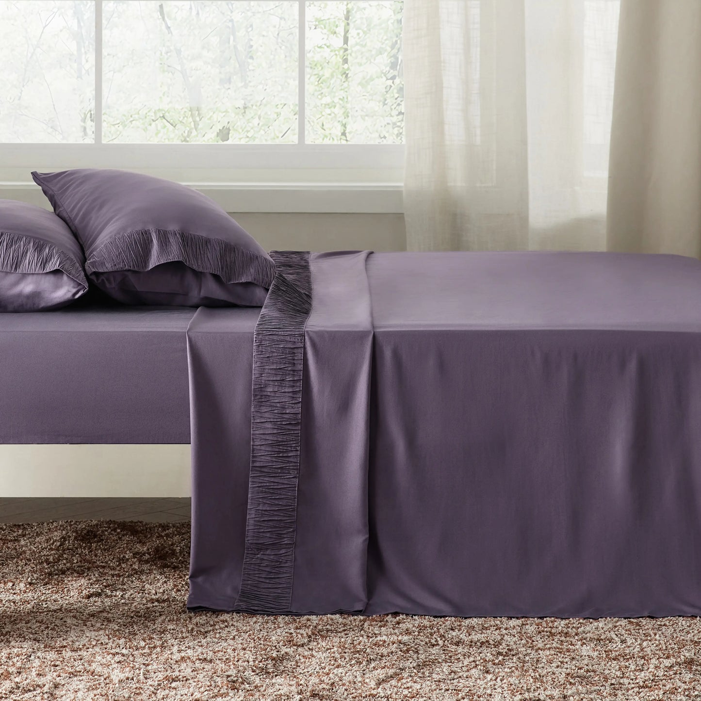 Ruched Sheet Set