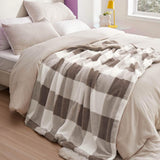 Sherpa Printed Throw Blanket