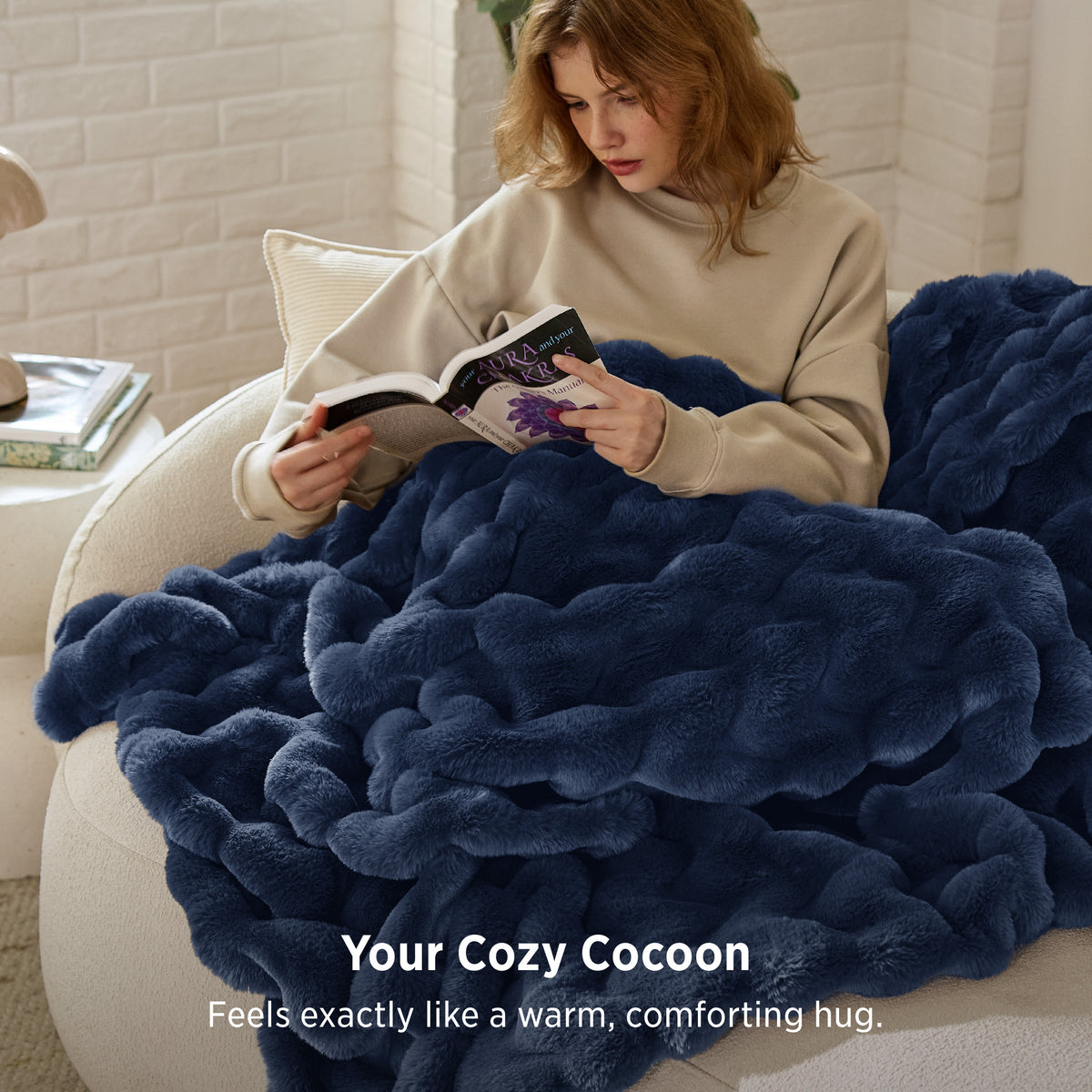 Faux Fur Throw Blanket