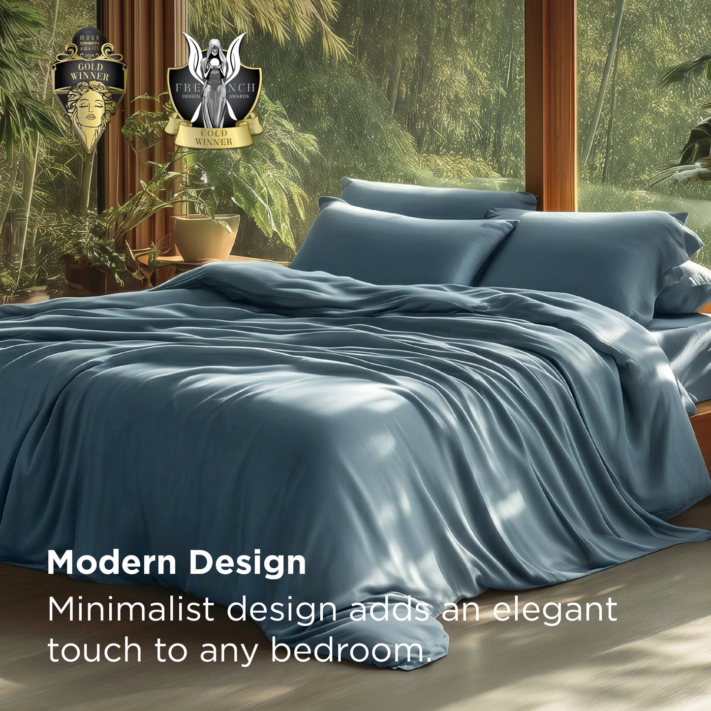 PureWoven™ Rayon Derived from Bamboo Duvet Cover Set