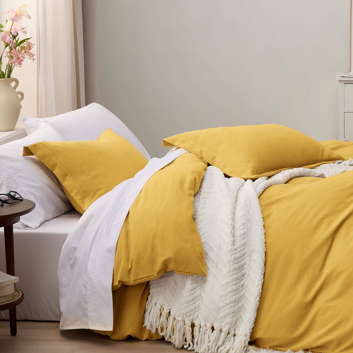 ButterySoft Ultra Soft Hypoallergenic Microfiber Duvet Cover Set
