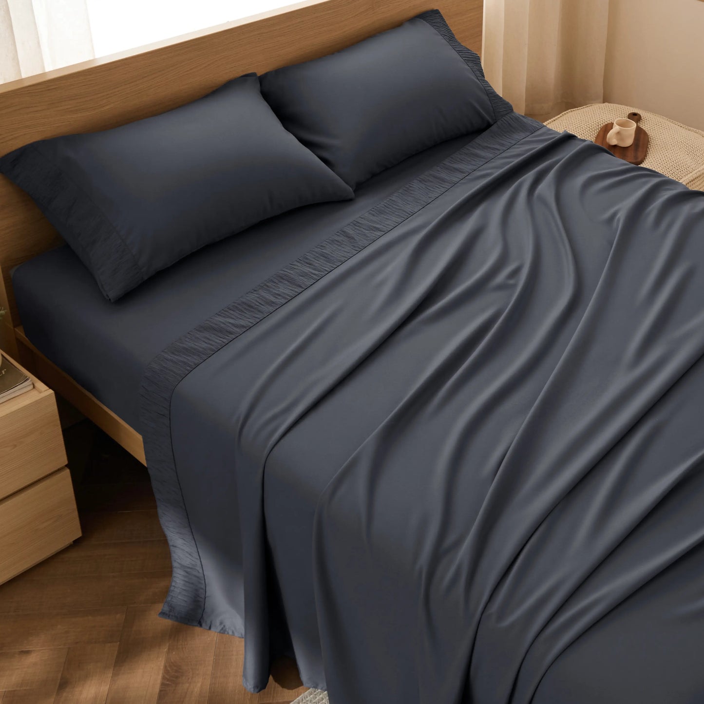 Ruched Sheet Set