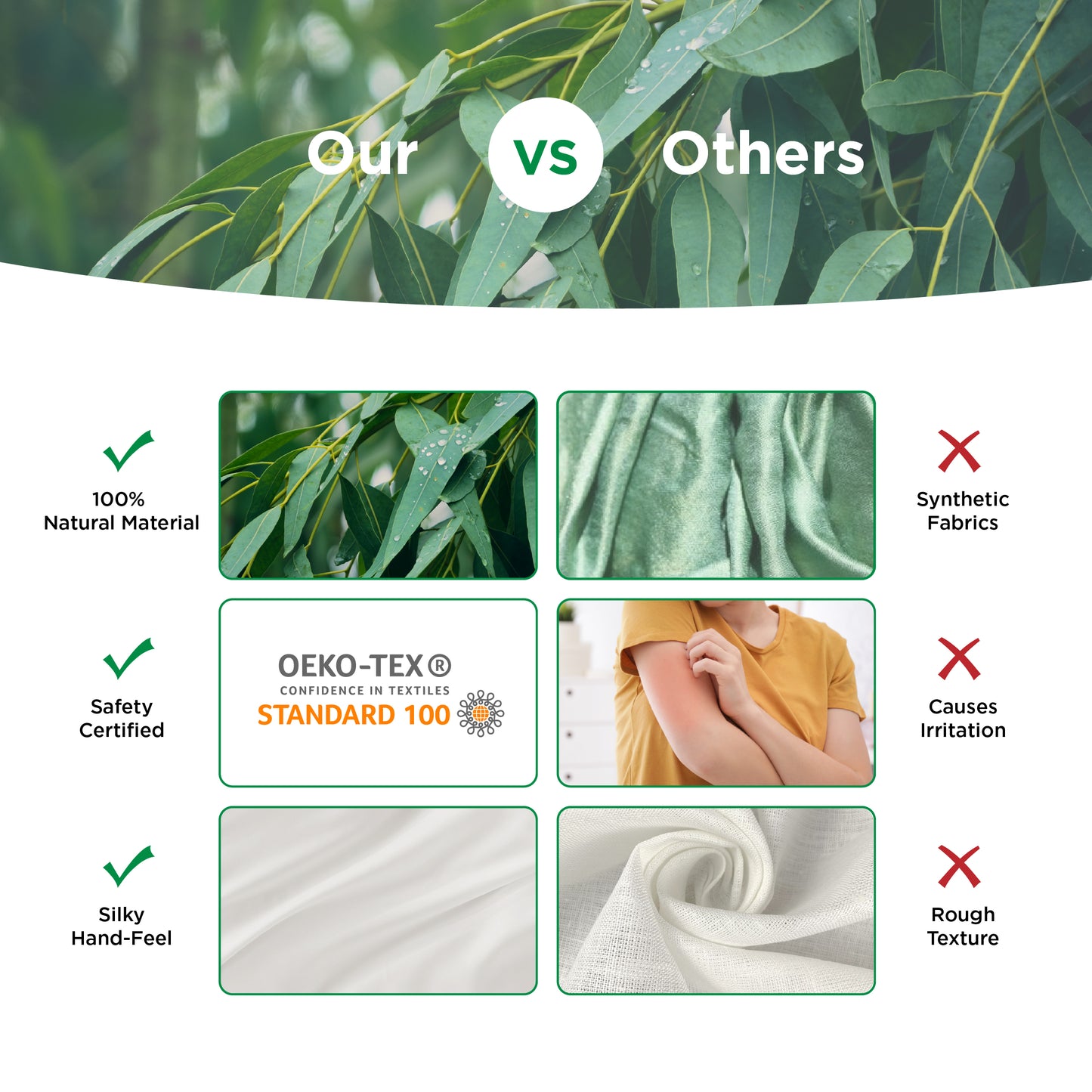 Lyocell Cotton Hybrid Duvet Cover Set