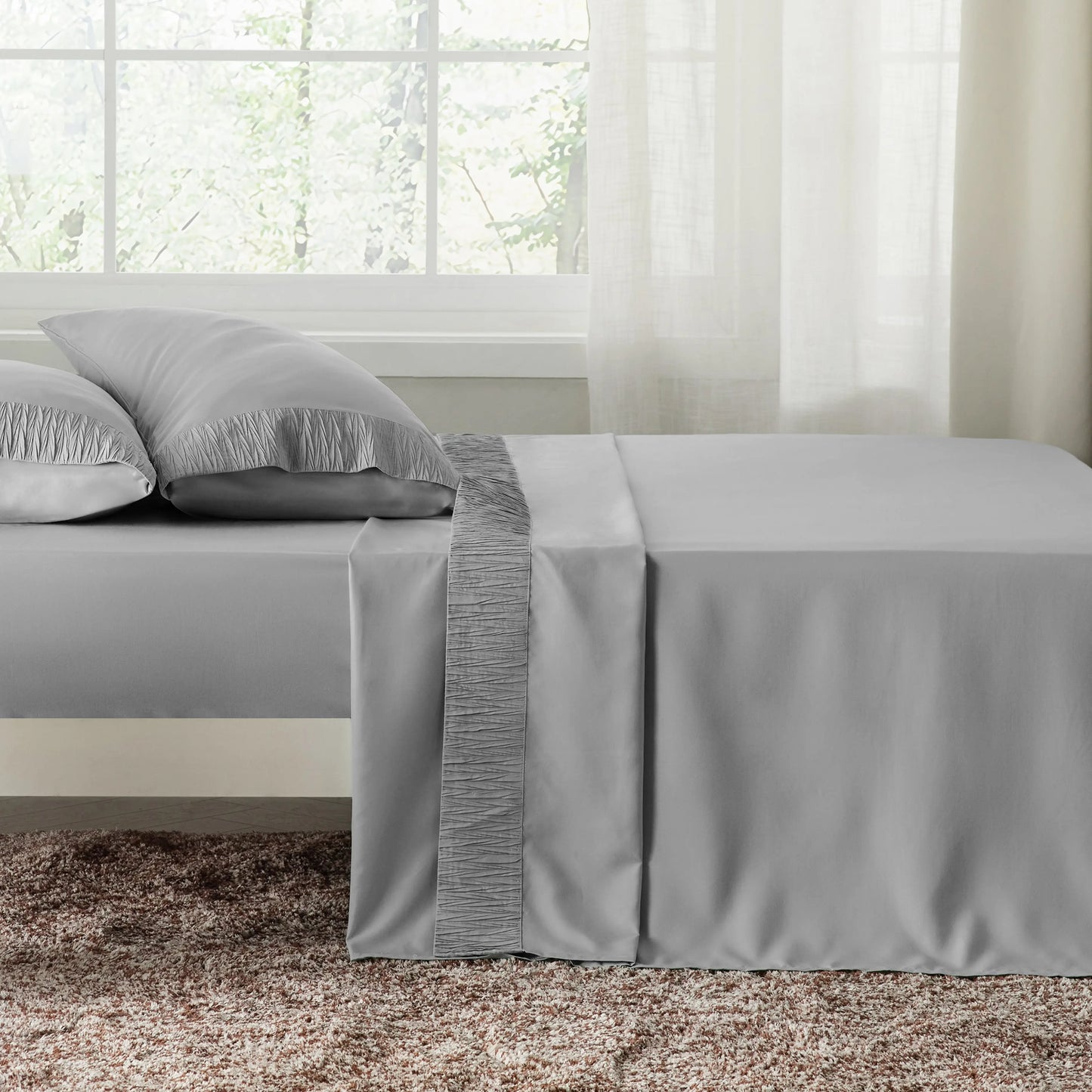 Ruched Sheet Set