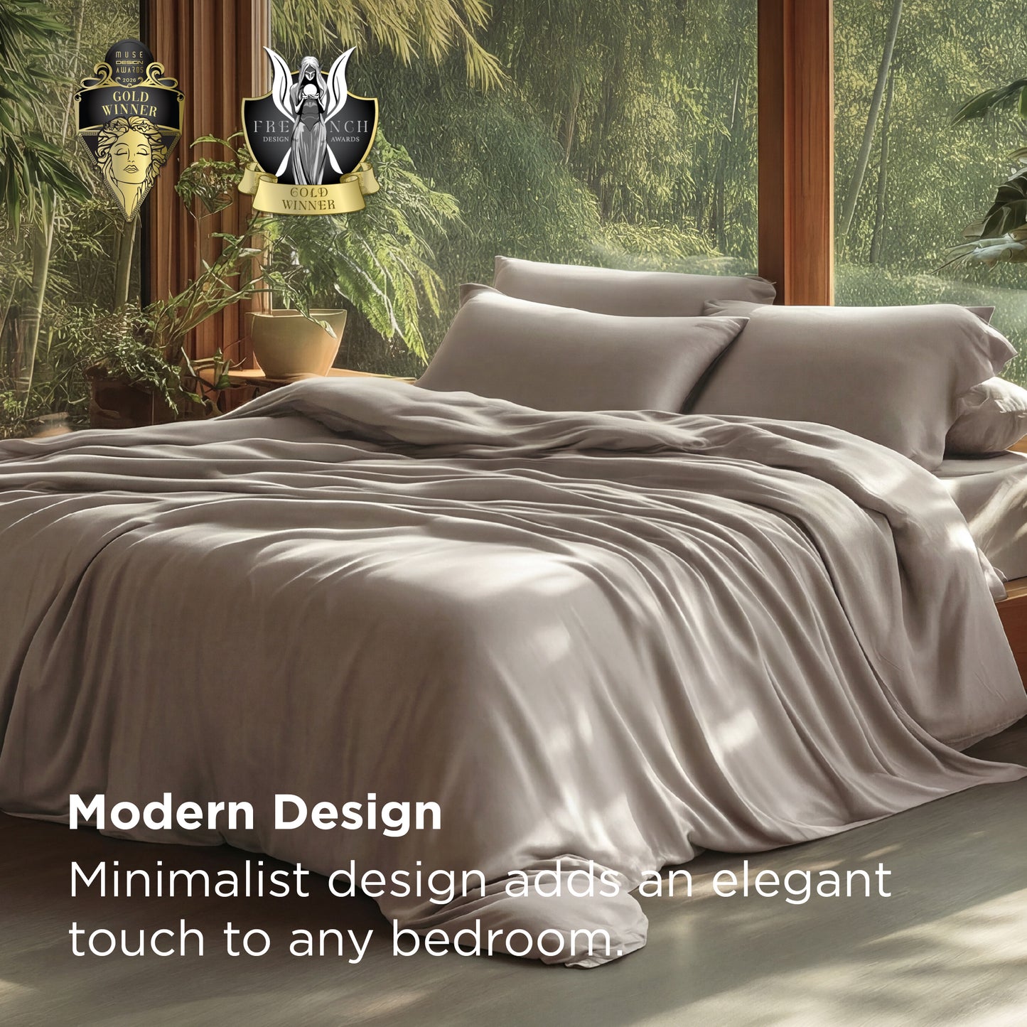 PureWoven™ Rayon Derived from Bamboo Duvet Cover Set