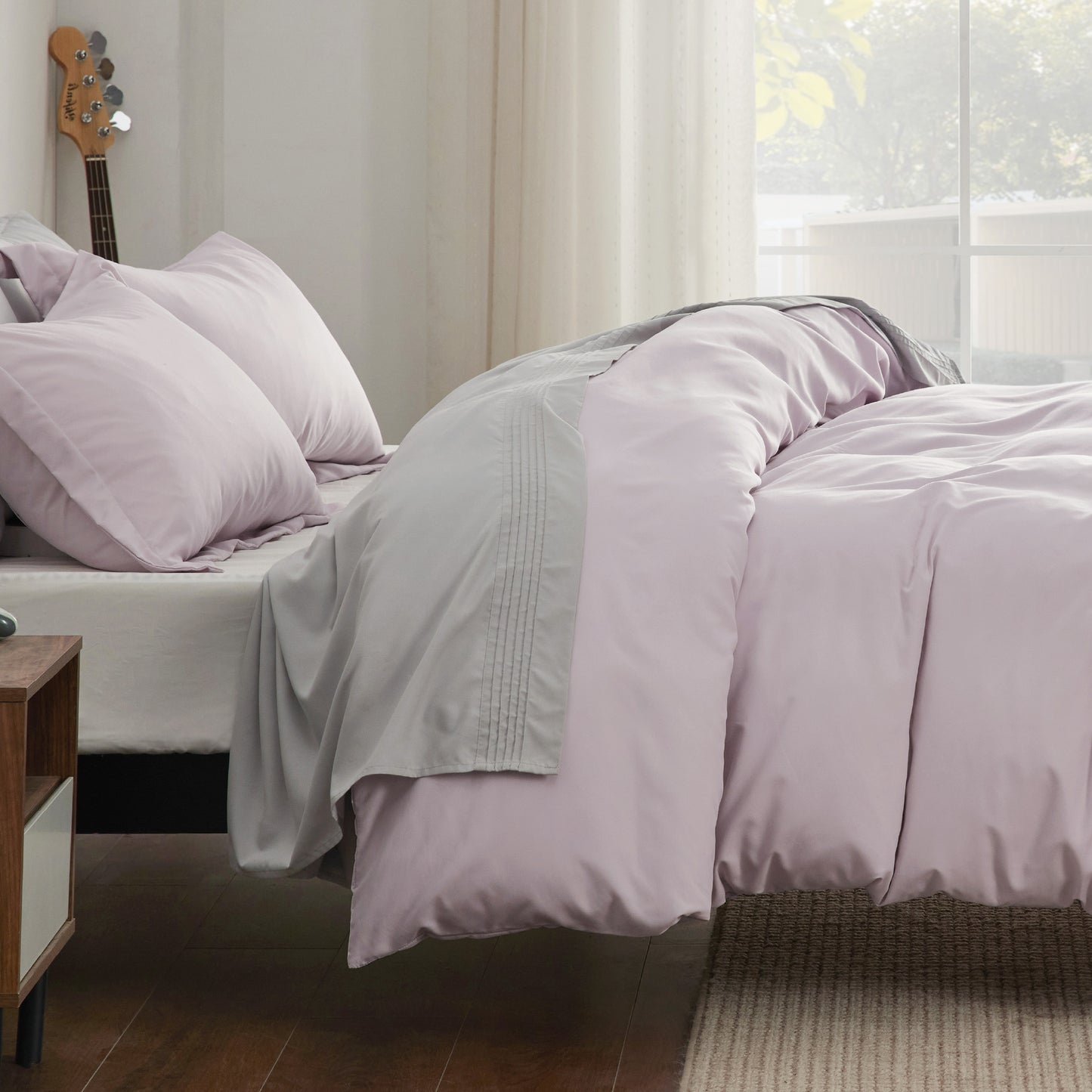 Brushed Microfiber Duvet Cover Set