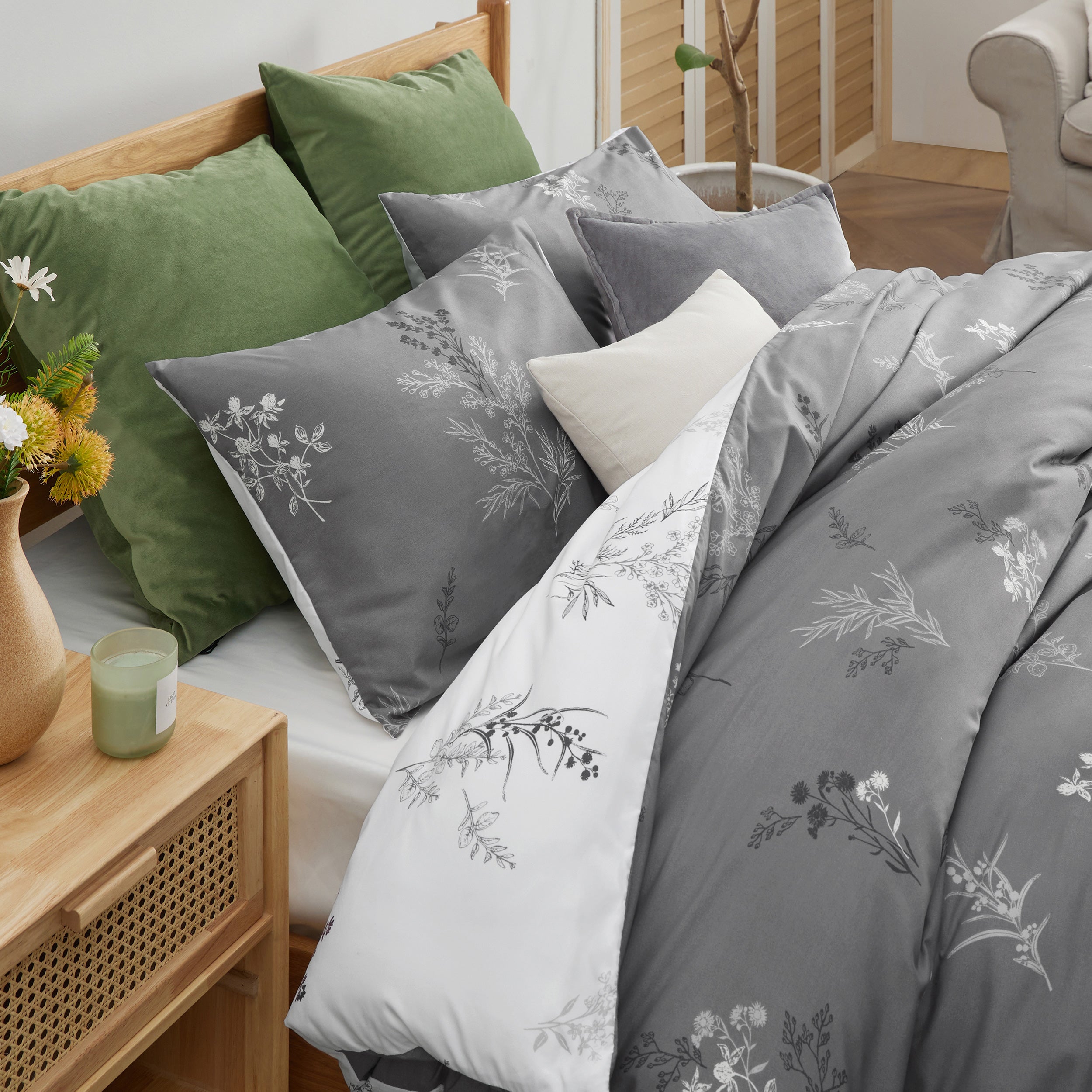 Twin Microfiber Duvet Cover Set | Soft & Cozy – Bedsure