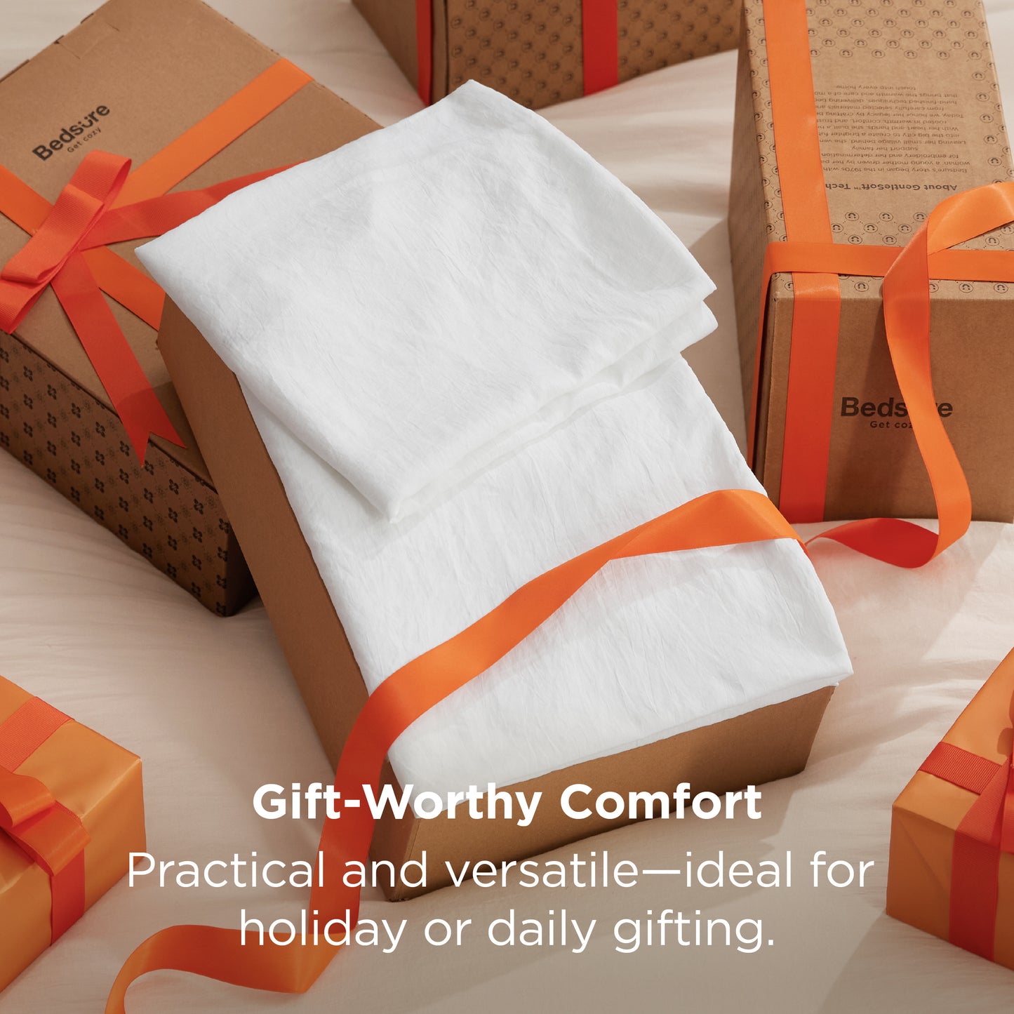 Prewashed Plain Comforter Set