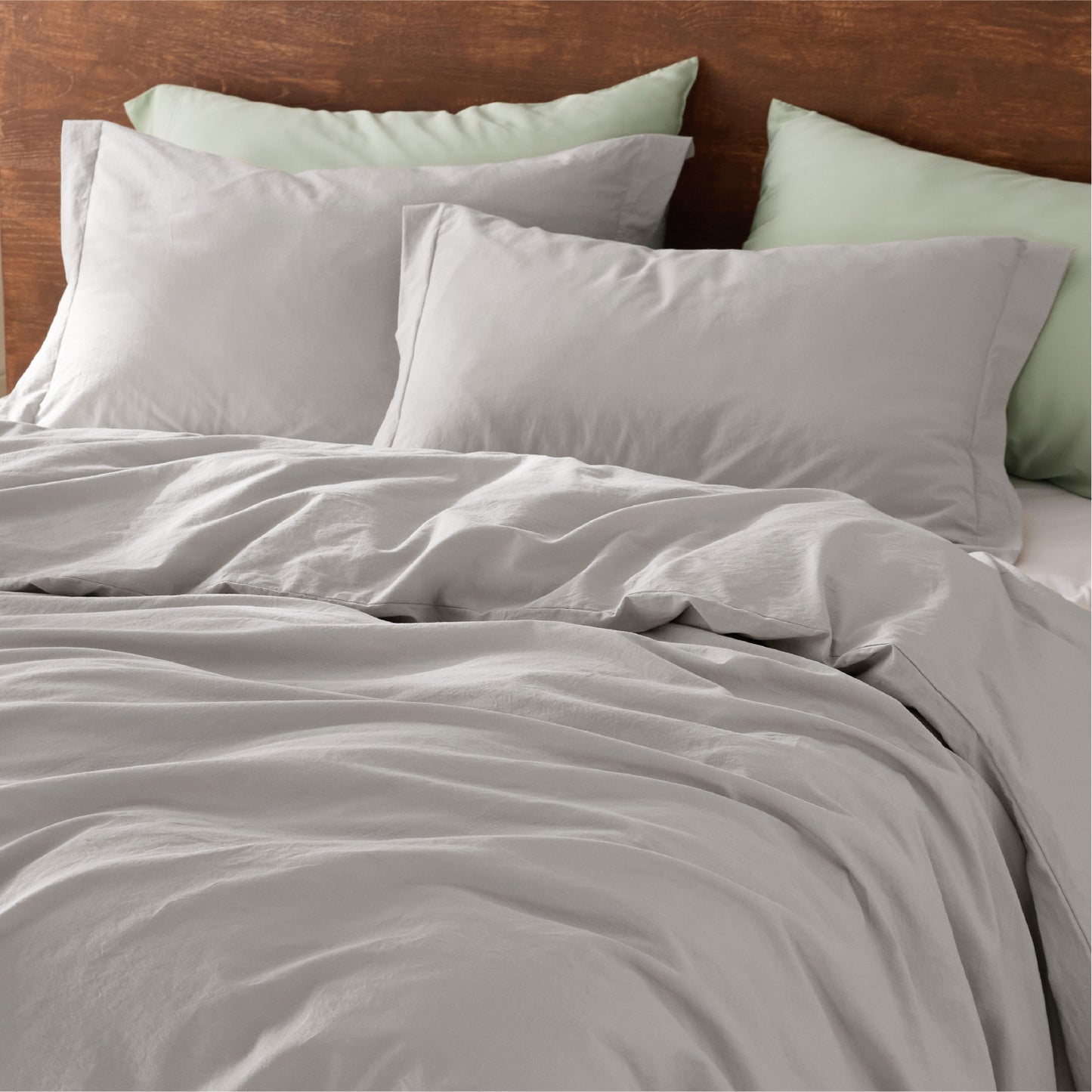GentleSoft® Washed Cotton Duvet Cover Set