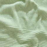 Air Yarn Knit Throw Blanket