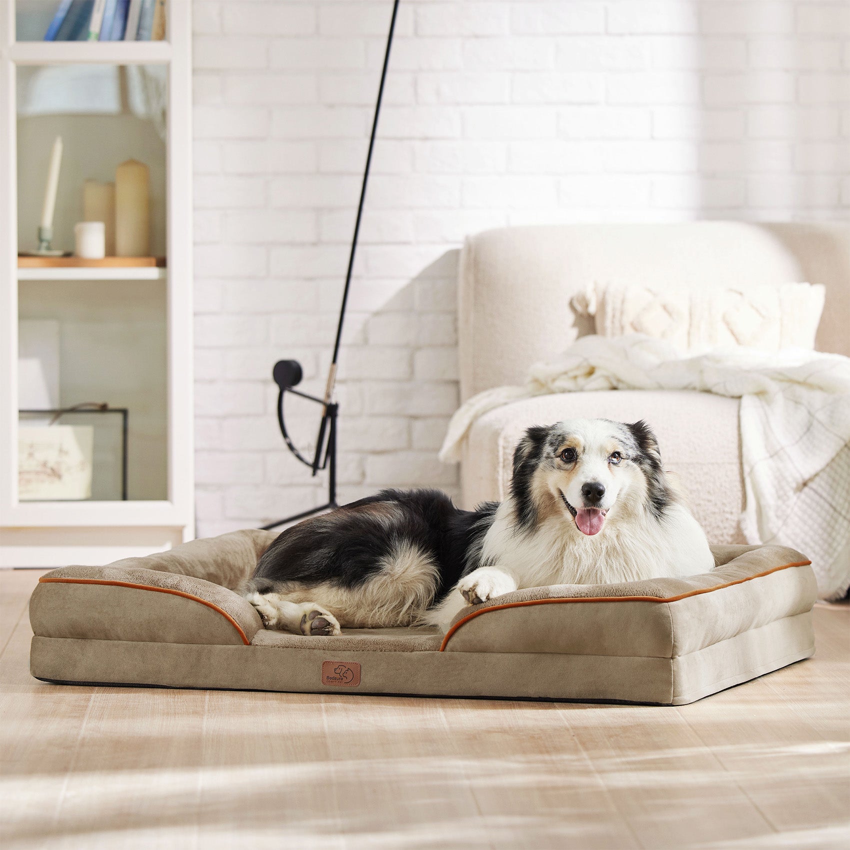 Orthopedic Flannel Dog Sofa