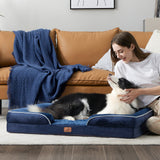 Orthopedic Flannel Dog Sofa