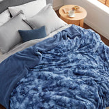 Faux Fur Sherpa Fleece Blanket