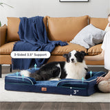 Orthopedic Flannel Dog Sofa