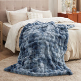 Bubble Faux Fur Blanket