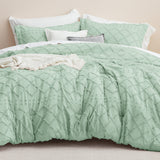 Boho Tufted Embroidery Comforter Set-2