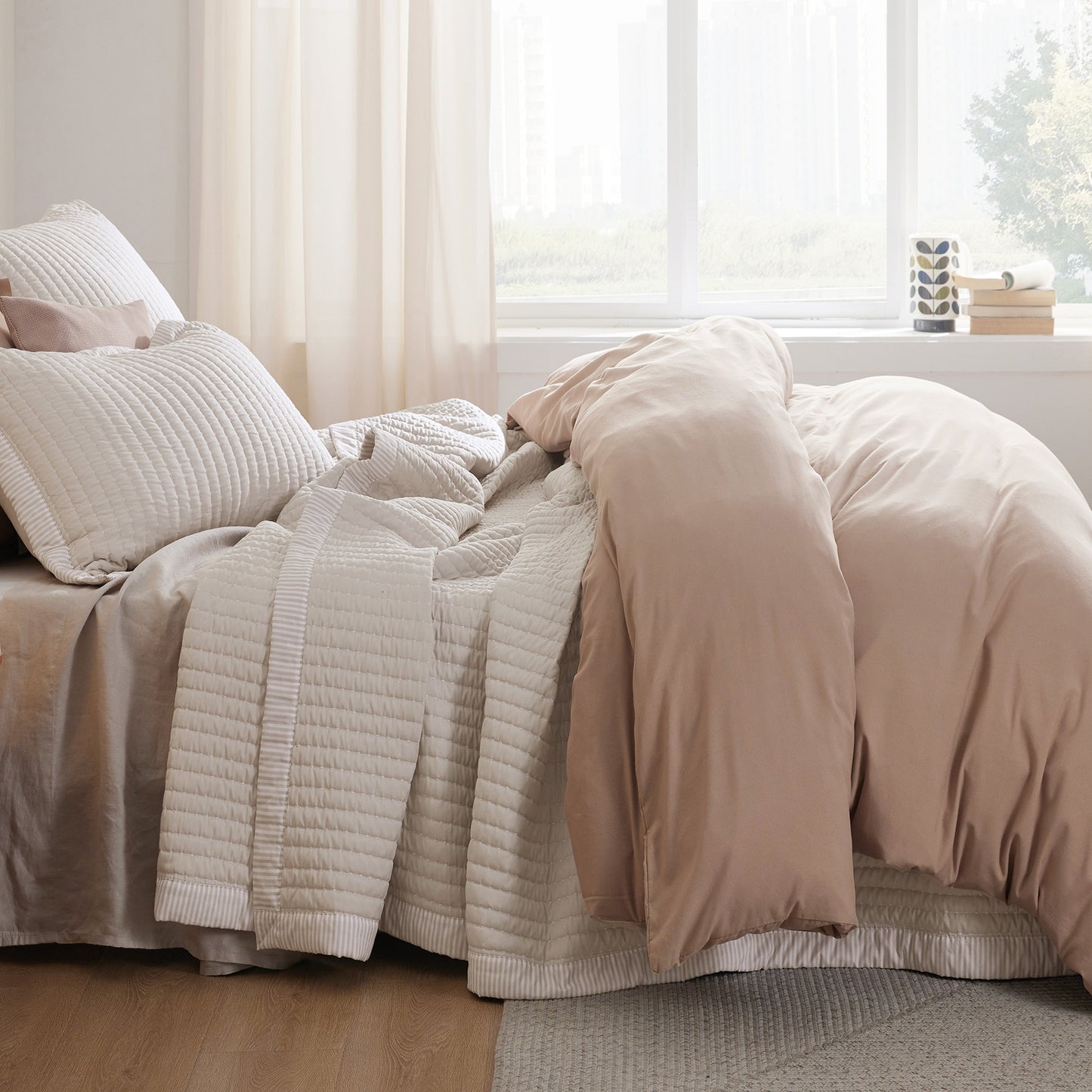 Corduroy Pattern Quilt Set