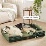 Orthopedic Flannel Dog Sofa