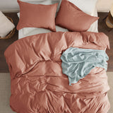 100% Washed Cotton Duvet Cover