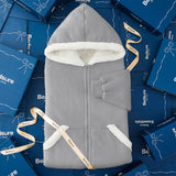 Sherpa Fleece Zippered Short Wearable Blanket Hoodie