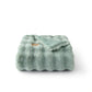 GentleSoft™ Bubble Faux Fur Blanket ( Sage Green )