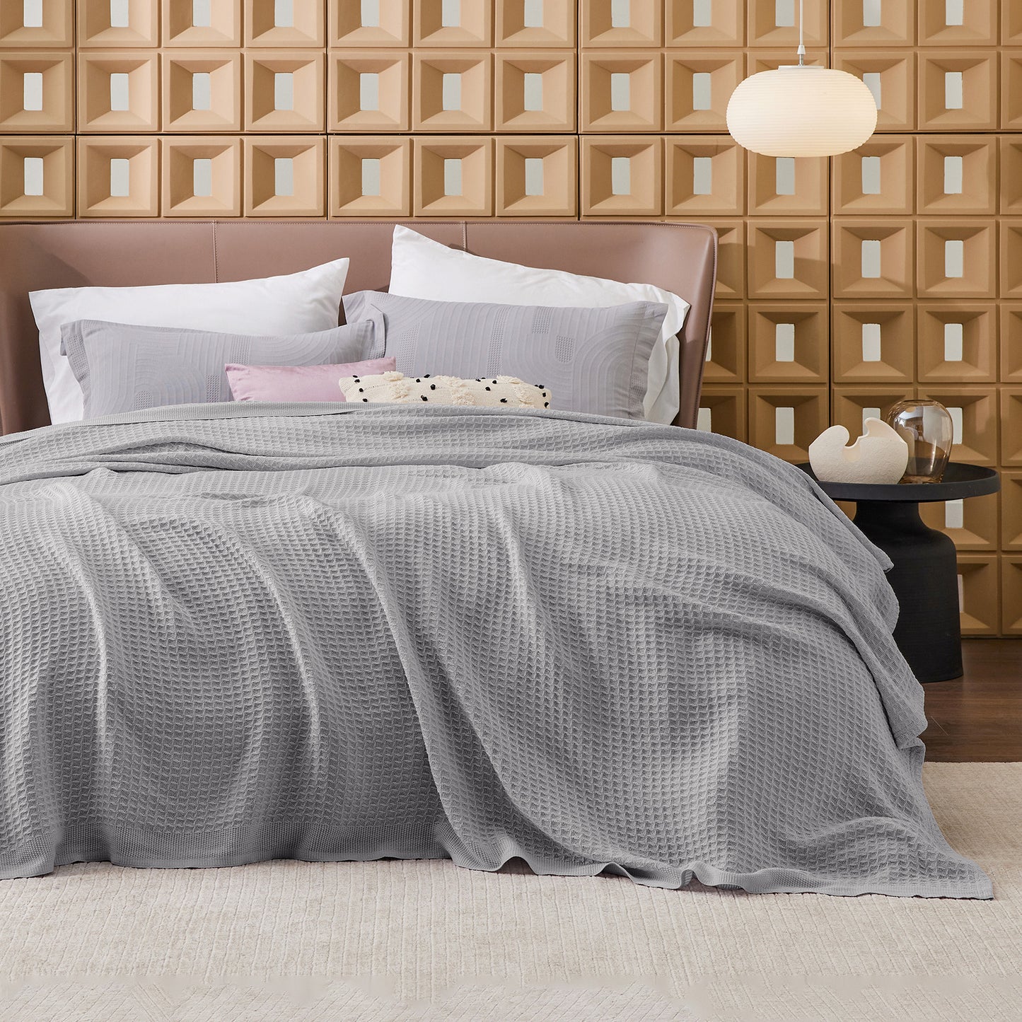 GentleSoft™ Cotton Waffle Weave Blanket