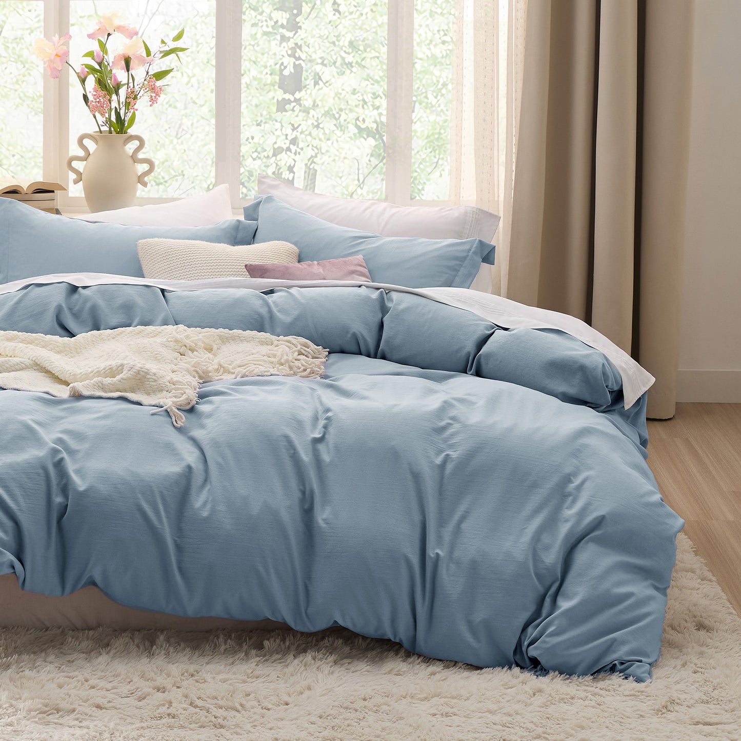 GentleSoft™ Ultra Soft Hypoallergenic Microfiber Duvet Cover Set